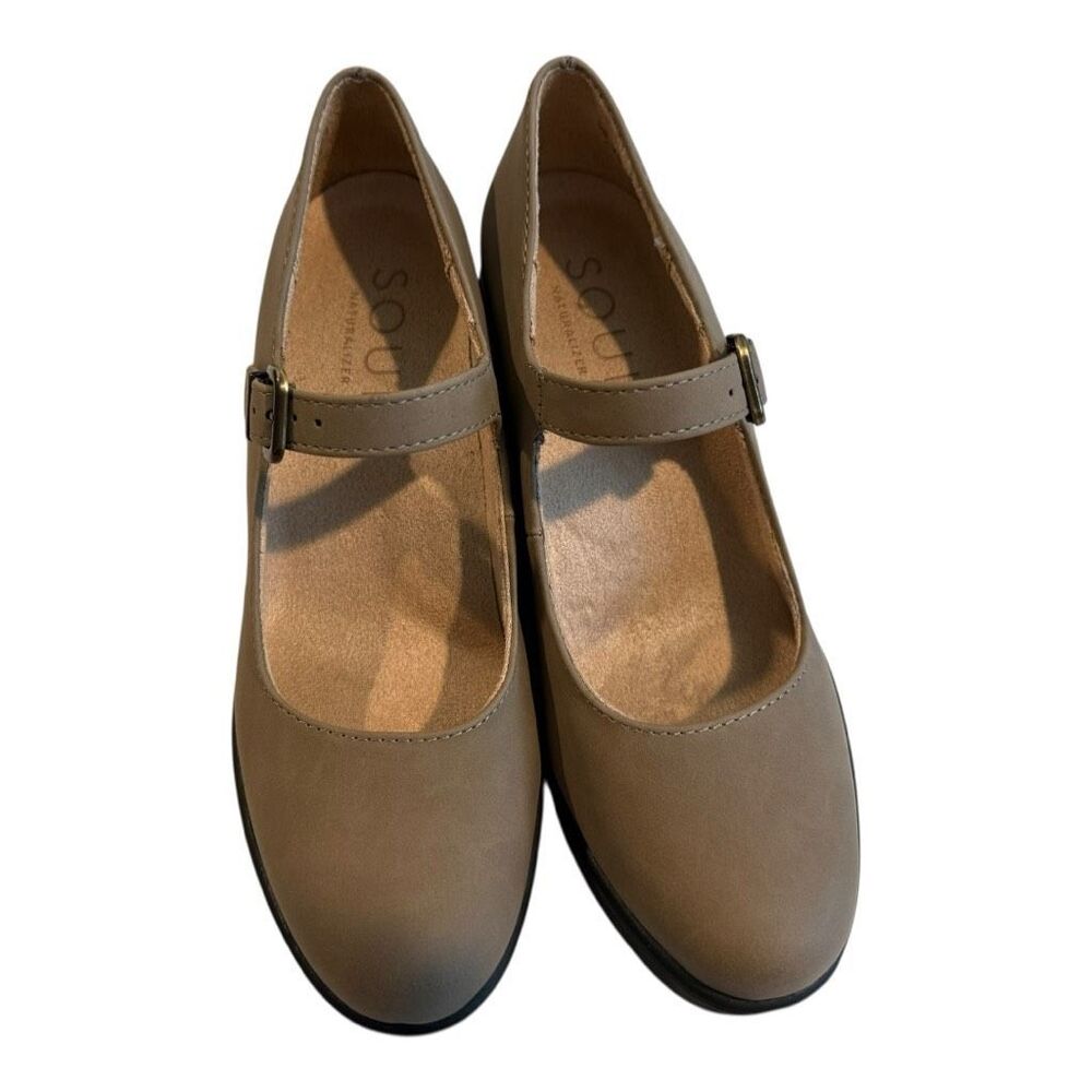 Soul Naturalizer Womens Taupe Mary Jane Flats